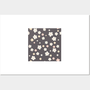 Pretty daisies repeat pattern print Posters and Art